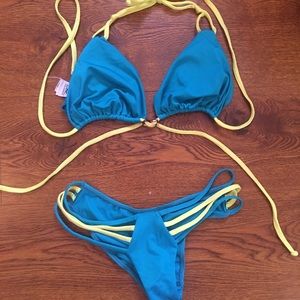 Sauvage Green and Lime Bikini